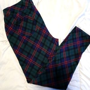 Plaid Jeggings NWOT